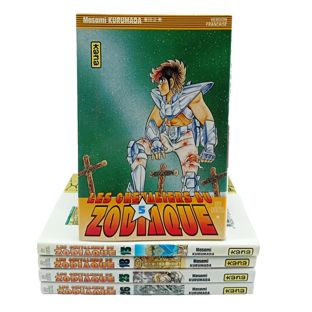 Manga Saint Seiya LES CHEVALIERS DU ZODIAQUE 26/23/18/13/5 Français Kana
